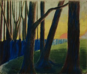 „M. K. Čiurlionis – Funeral Symphony (III), 1903. Gemeinfrei, via Wikimedia Commons“